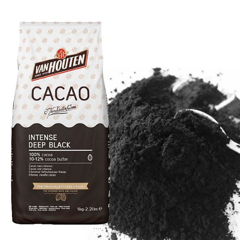 Какао-порошок Van Houten DEERP BLACK 10-12%, 250 г