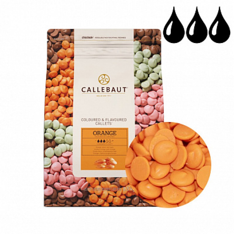 Шоколад Callebaut апельсин ORANGE 100 г
