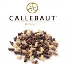 Завитки Callebaut белый/темный шоколад