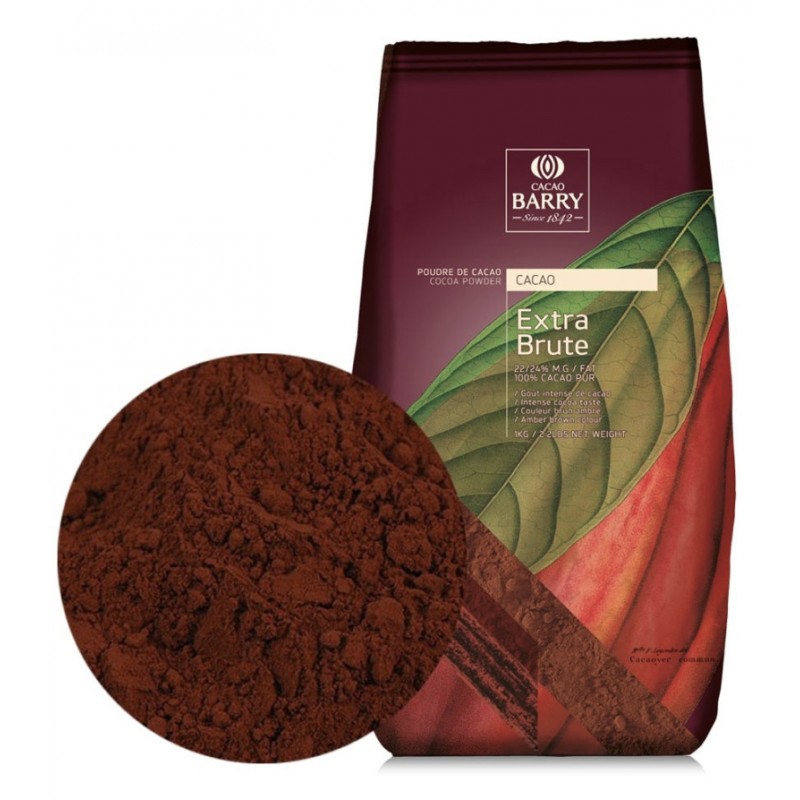 Какао-порошок EXTRA BRUTE 22-24%, 1 кг
