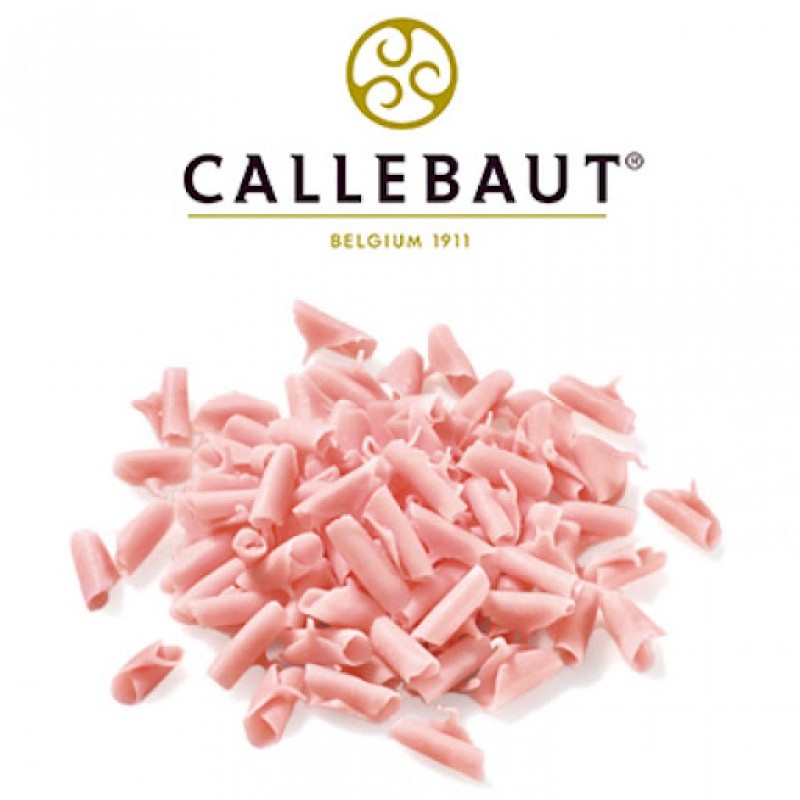 Завитки Callebaut клубничные, 100 г