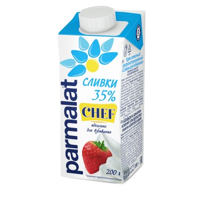 Сливки Parmalat 35%, 200 мл