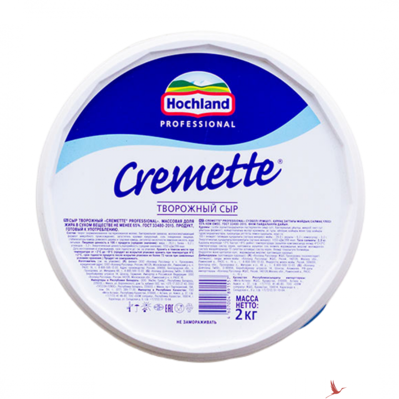 Сыр творожный Cremette, 2 кг