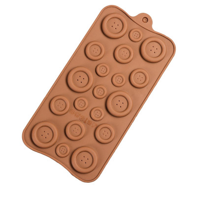 Форма для шоколада Пуговицы 19 ячеек