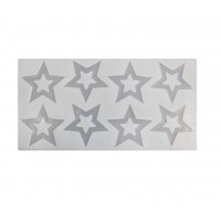 Коврик для шоколада звезды, 8 ячеек