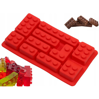 Форма для шоколада "Конструктор Лего" 10 ячеек, 15*8 см