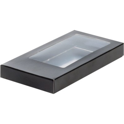 Коробка для плитки шоколада черная 16 х 8 х 1,5 см