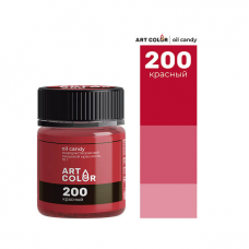 Краситель сухой жирорастворимый Art Color Oil Candy, красный, 10гр