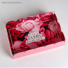 Коробка 20 х 30 х 8 см "Цветы"