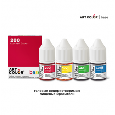 Набор красителей водорастворимых гелевых Art Color base, 4 шт