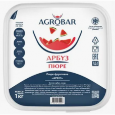 Пюре замороженное Арбуз, AGROBAR, 1 кг