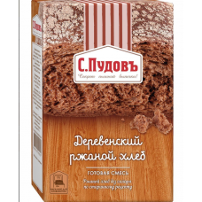 Готовая смесь "Деревенский ржаной хлеб", 0,5 кг, "Пудовъ"