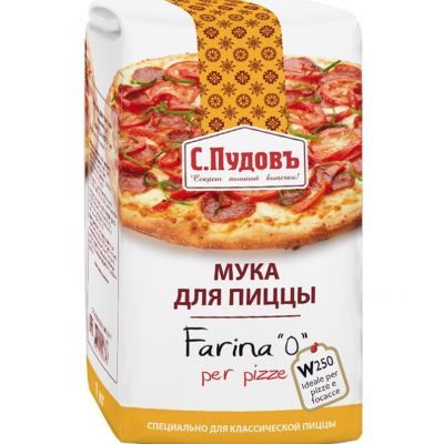 Мука для пиццы "Пудовъ", 1 кг