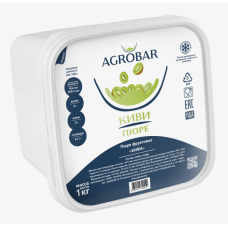 Пюре замороженное Киви, AGROBAR, 1 кг