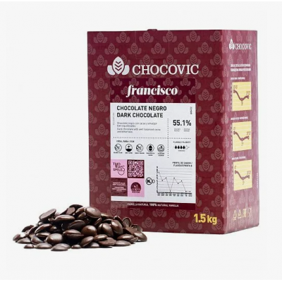 Шоколад темный Chocovic Francisco, 56,6%