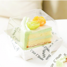 Контейнер бумажный с пластиковой крышкой 105 х 105 х 80 мм