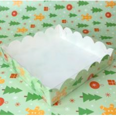 Коробка 15,5 х 15,5 х 3,5 см НОВЫЙ ГОД