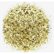 Глиттер пищевой, Конди Мир, 5гр, золото